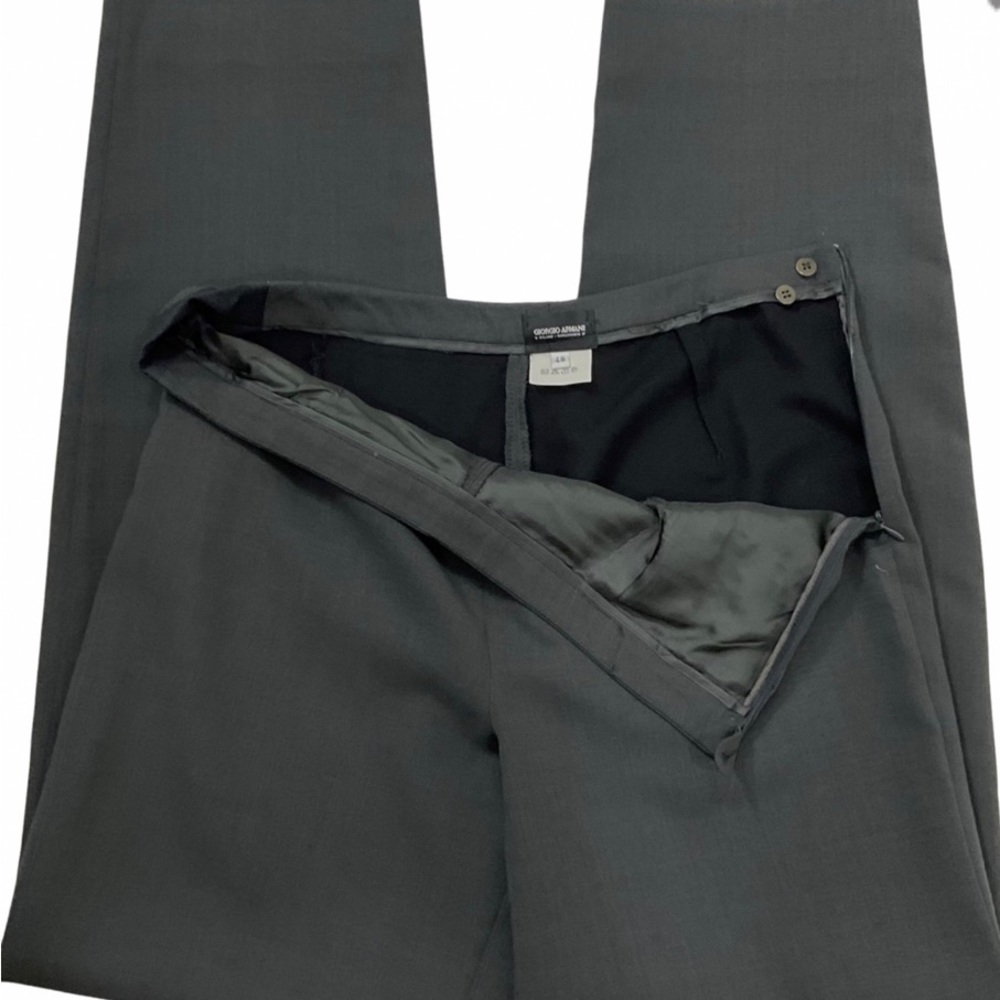 Giorgio Armani Gray Trouser Pants Size 48/12